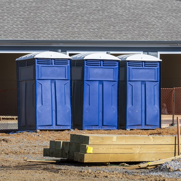 are there any restrictions on where i can place the porta potties during my rental period in Tuxedo